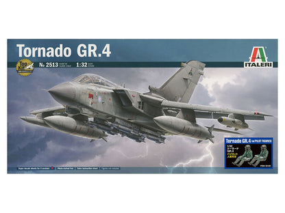 Tornado GR.4 w/Pilot Figure 1/32 Scale Model Kit Tamiya Italeri NIB