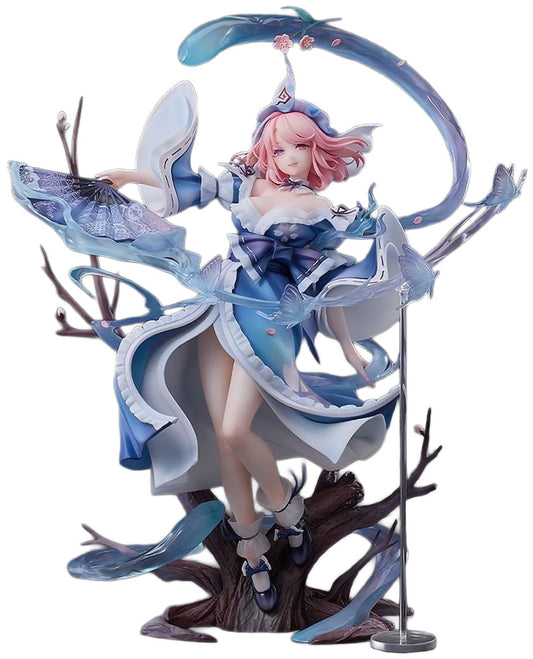 Touhou Yuyuko Yuyu Natural-Born Ghost 1/7 Scale PVC Figure Figurine Solarain NIB