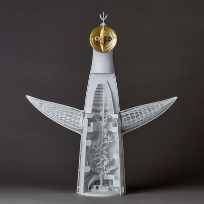 Tower of the Sun 14.2in 1/200 Scale Plastic Model Kit Kaiyodo NIB