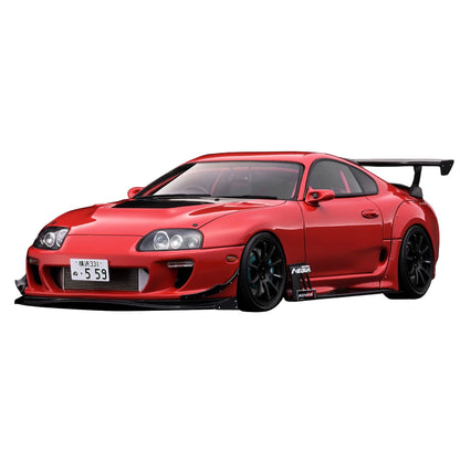 Toyota Supra RZ JZA80 ORIDO-STREET Ver. Rot 1/18 Modellauto aus Resin Ignition