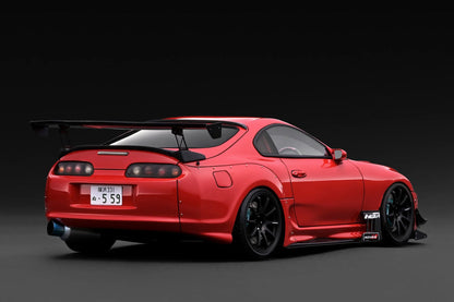 Toyota Supra RZ JZA80 ORIDO-STREET Ver. Rot 1/18 Modellauto aus Resin Ignition