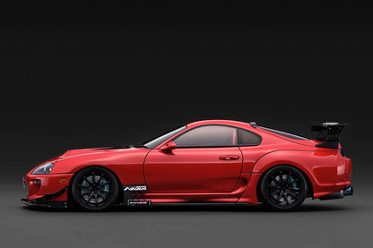 Toyota Supra RZ JZA80 ORIDO-STREET Ver. Rot 1/18 Modellauto aus Resin Ignition