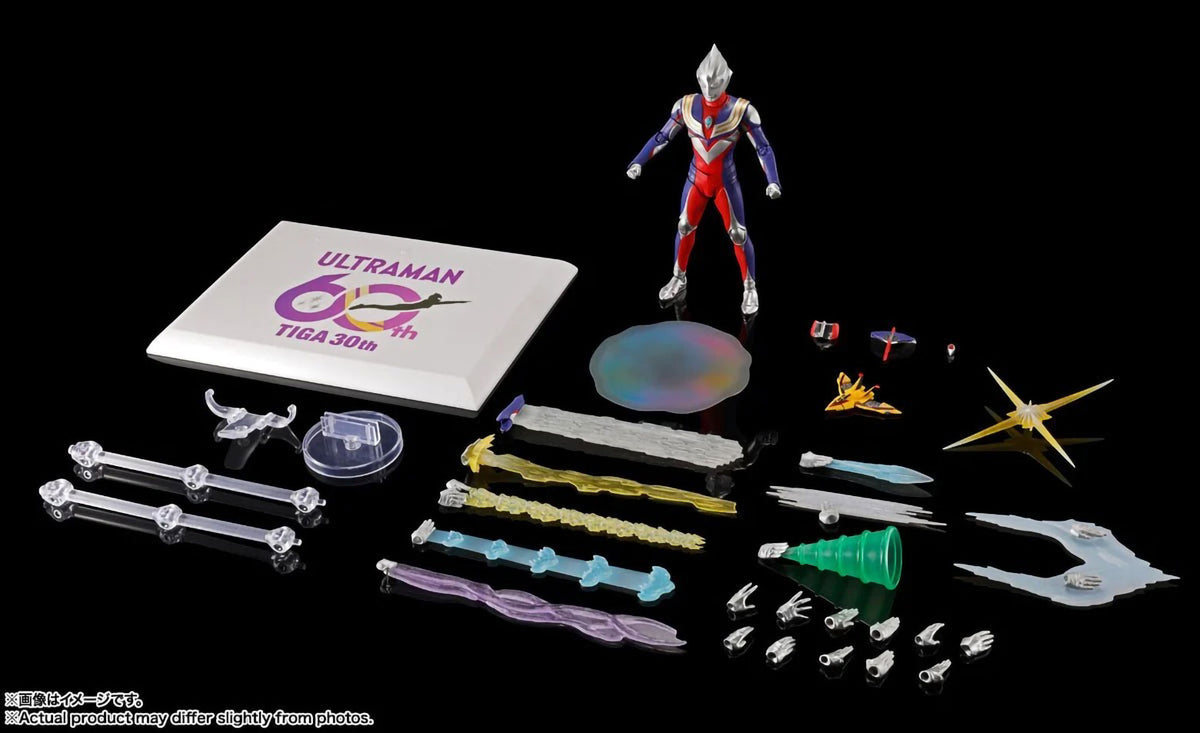 Ultraman Tiga Multi Type 30th Anniv. Action Figure S.H.Figuarts Shinkocchou NIB