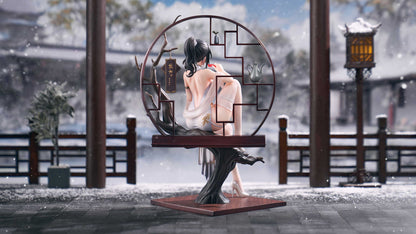 Xiami Chinese Dress Set of Black and White 10in 1/7 Figure PVC Statue Apex NIB