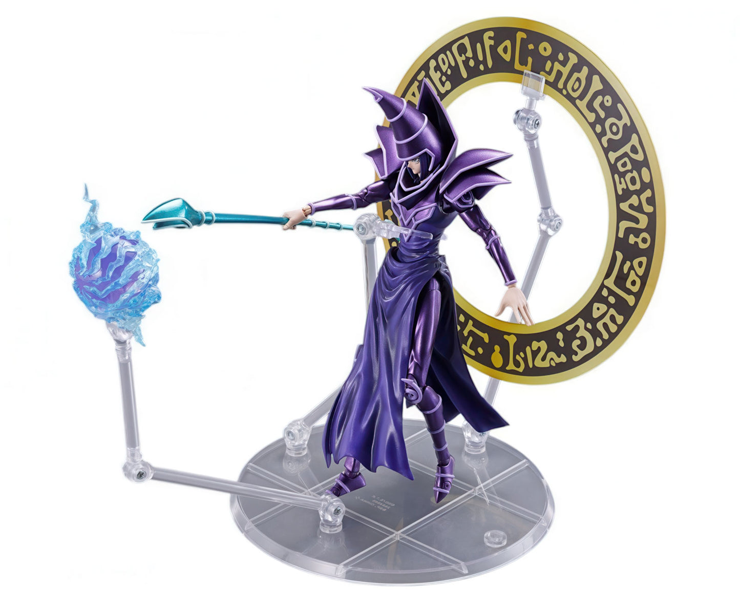 Yu-Gi-Oh! DM Dark Magician 7.3in Anime Action Figure S.H.MonsterArts Bandai NIB