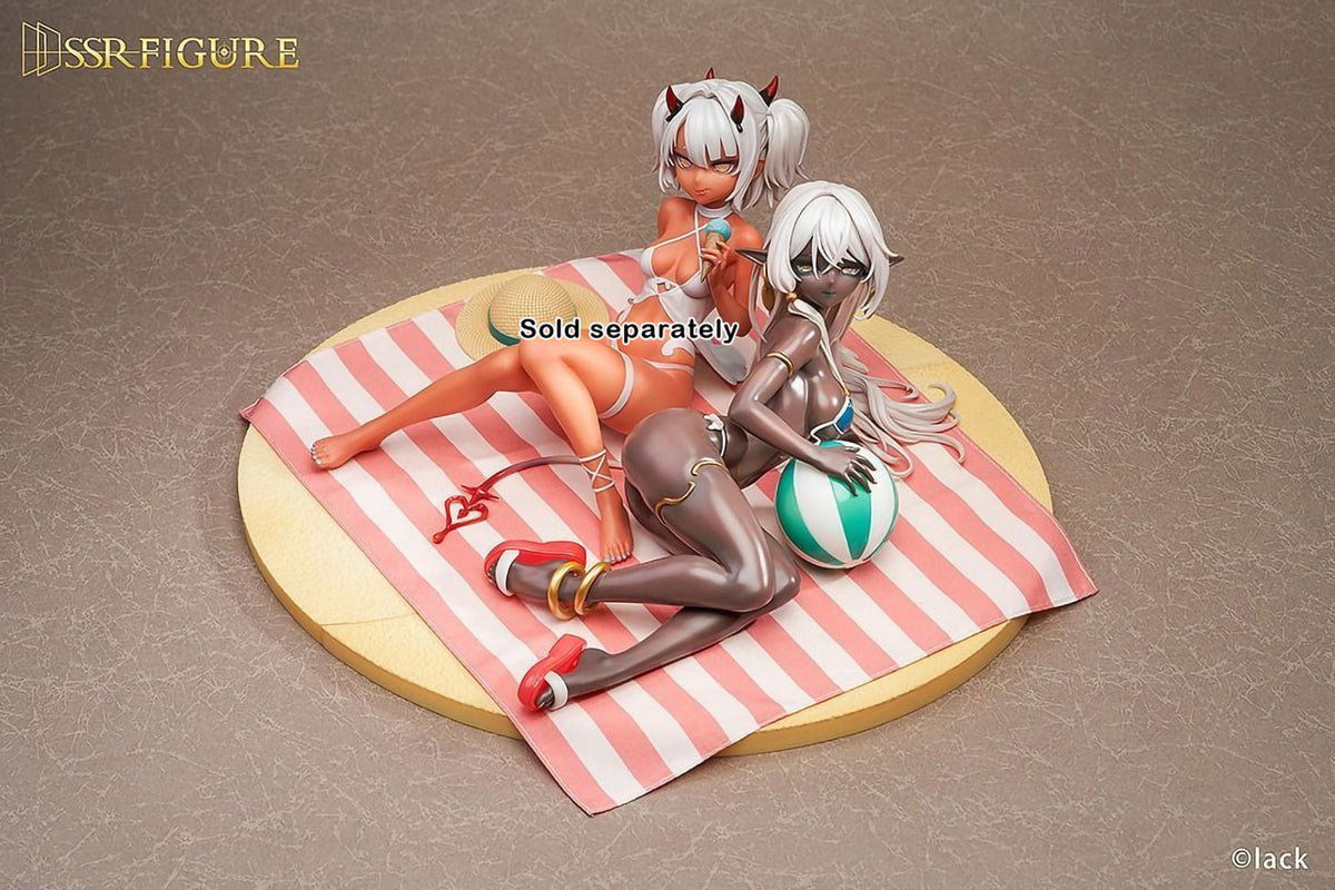 Schwarz Dunkelelfen Tänzerin Sommer 1/7 Scale Anime PVC Figur Figuren SSR FIGURE NIB