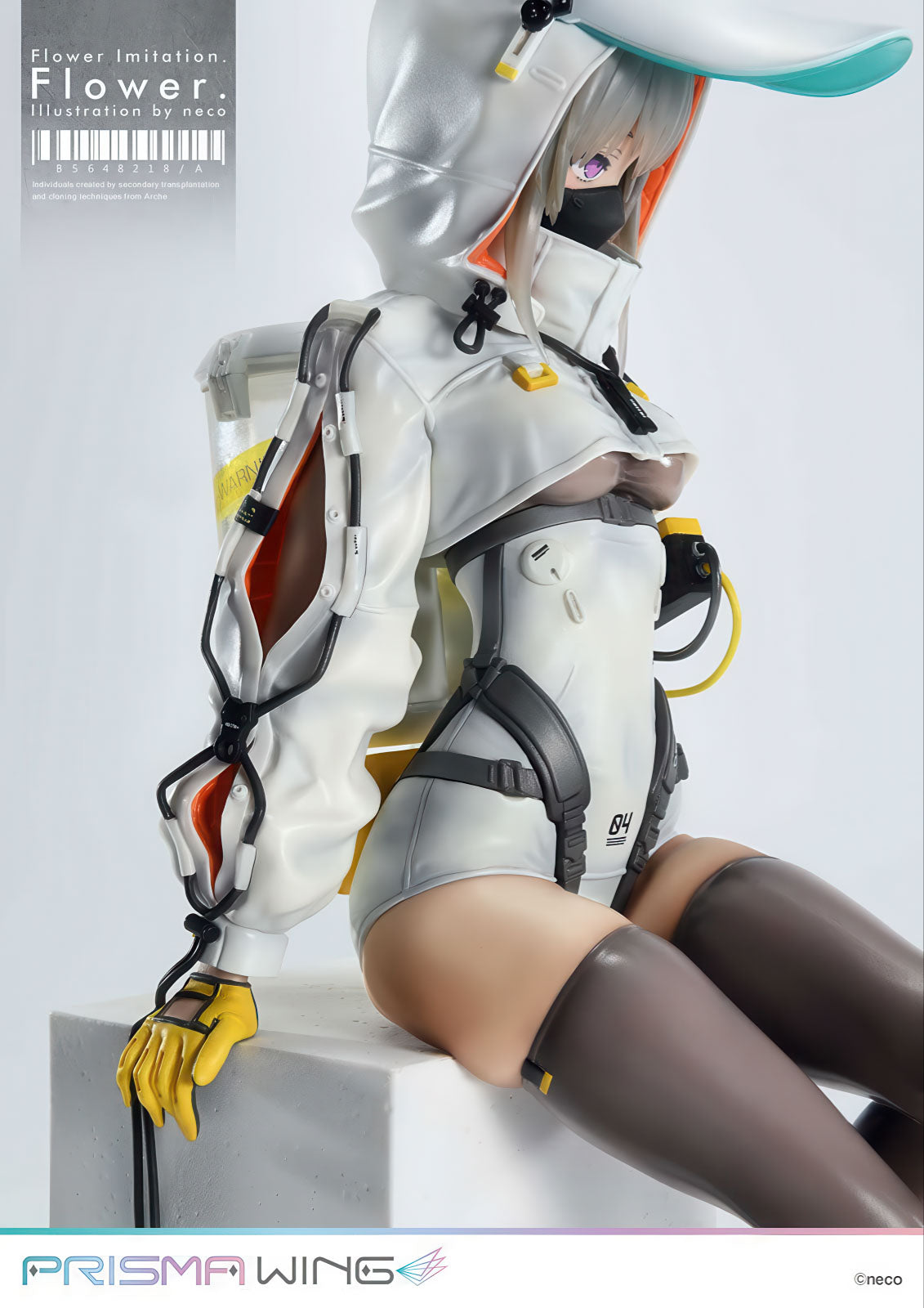 neco Flower Imitation. 11in 1/7 Figure PVC Statue Prisma Wing Prime 1 Studio NIB